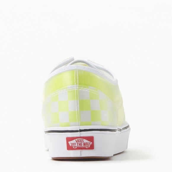 Vans Comfycush Slip Skool NWT yellow checkerboard women’s 8 - Picture 7 of 11